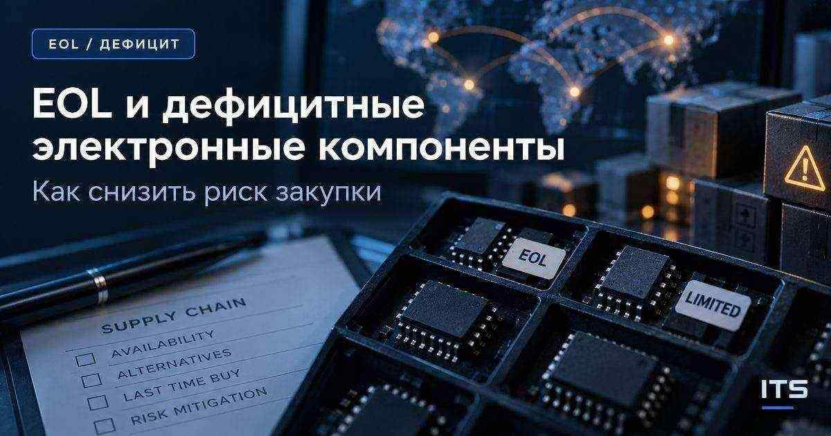 EOL и дефицитные электронные компоненты: как снизить риск закупки