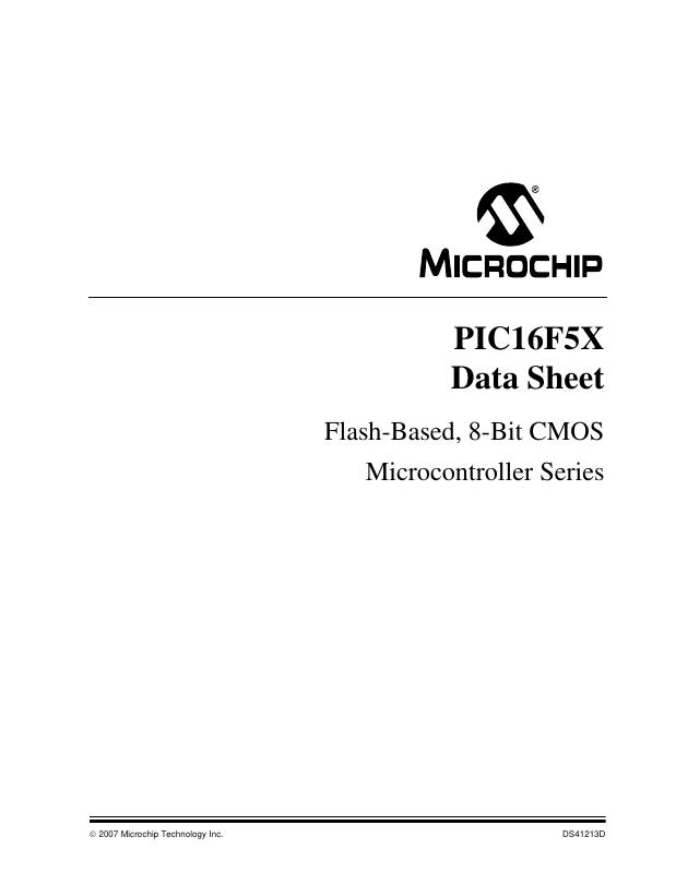 PIC16F59-E/PT Microchip Technology — datasheet