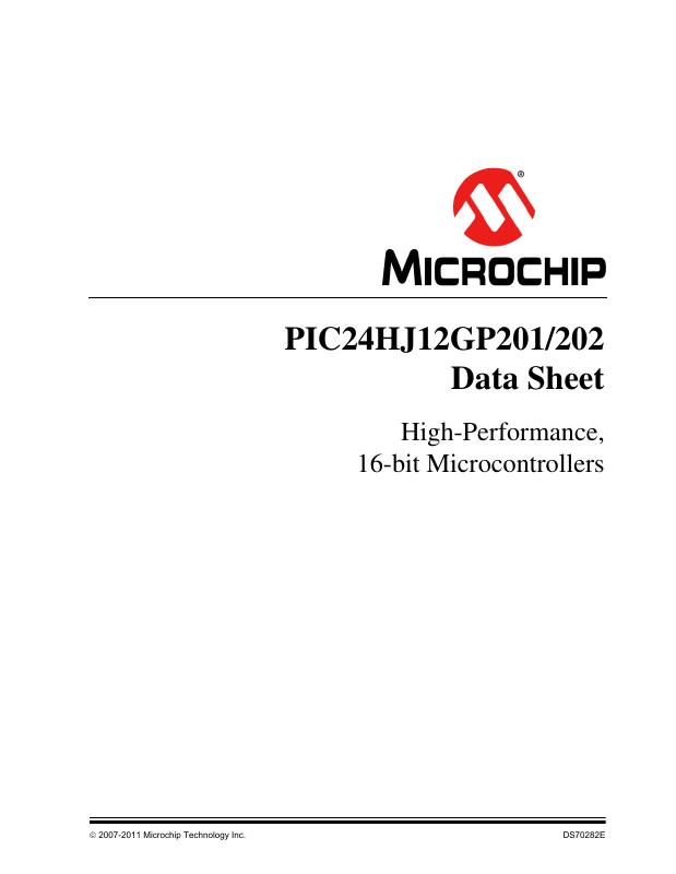 PIC24HJ12GP201T-I/SO Microchip Technology — datasheet