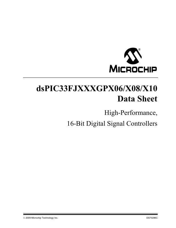 DSPIC33FJ64GP710T-I/PT Microchip Technology — datasheet