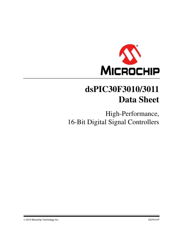 DSPIC30F3010-20E/ML Microchip Technology — datasheet