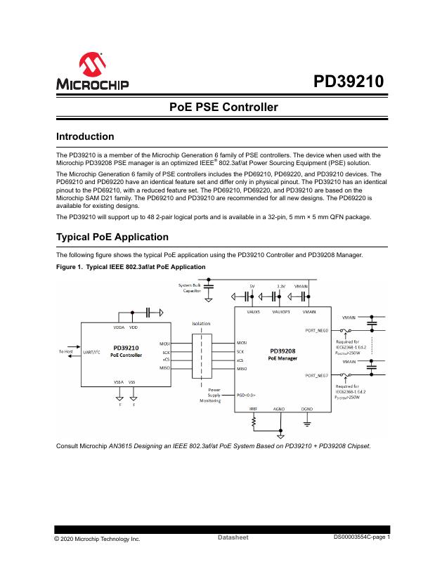 PD39210C-022419-TR Microchip Technology — datasheet