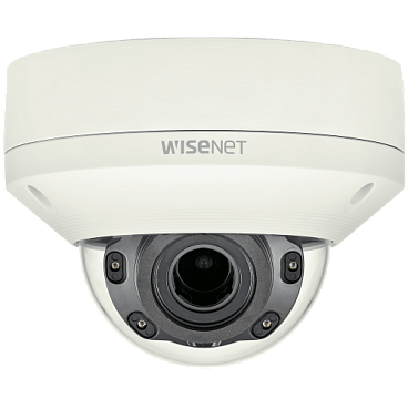 Вандалостойкая купольная IP-камера Wisenet XNV-L6080R с ИК-подсветкой и Motor-zoom