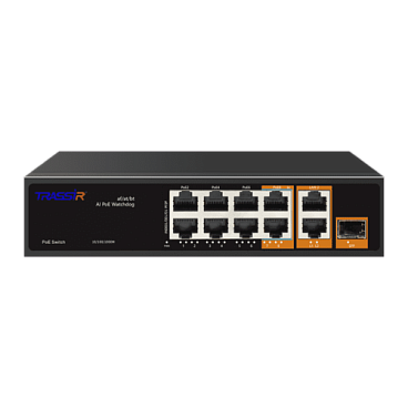 РоЕ-коммутатор TRASSIR TR-NS13111S-120-8PoE