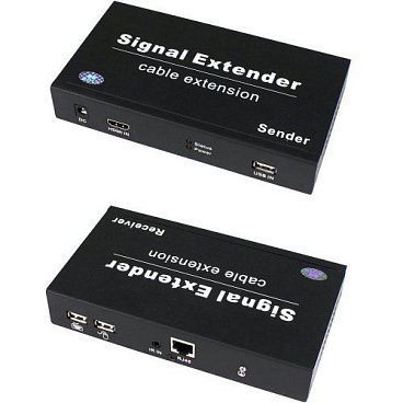 Комплект TLN-HiKM/1+RLN-HiKM/1 с поддержкой беспроводных USB, передача HDMI, ИК управление по Ethernet