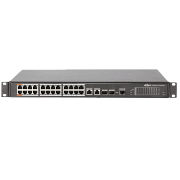 Управляемый 24-портовый FE РоЕ-коммутатор Dahua DH-PFS4226-24ET-360