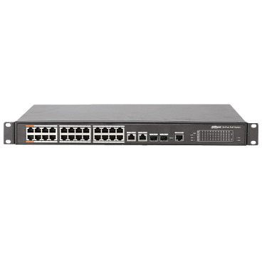 Управляемый 24-портовый Fast Ethernet РоЕ-коммутатор Dahua DH-PFS4226-24ET-240