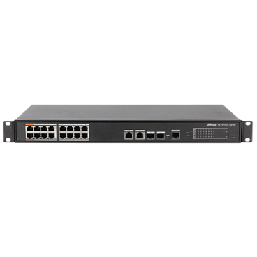 Управляемый 16-портовый Fast Ethernet РоЕ-коммутатор Dahua DH-PFS4218-16ET-240