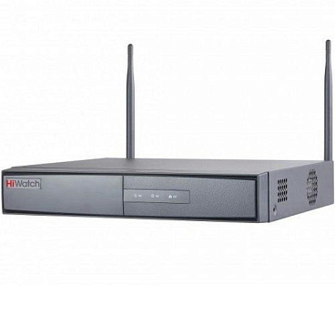 Сетевой 4-канальный видеорегистратор HiWatch DS-N304W c Wi-Fi модулем