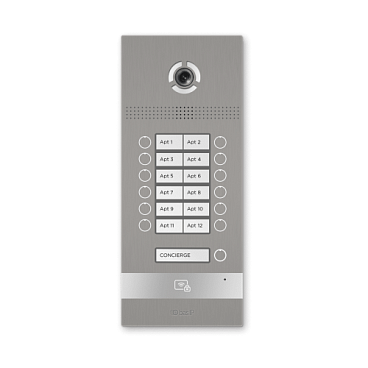 Вызывная панель BAS-IP BI-12FB silver