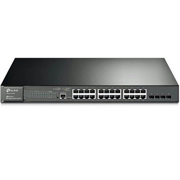24-портовый гигабитный управляемый PoE-коммутатор TP-Link T2600G-28MPS (TL-SG3424P)