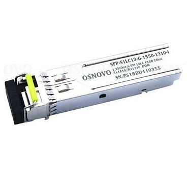 Оптический SFP-модуль Osnovo SFP-S1LC13-G-1550-1310-I
