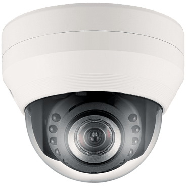 Купольная IP-камера видеонаблюдения Wisenet SND-7084RP с ИК-подсветкой и Motor-zoom